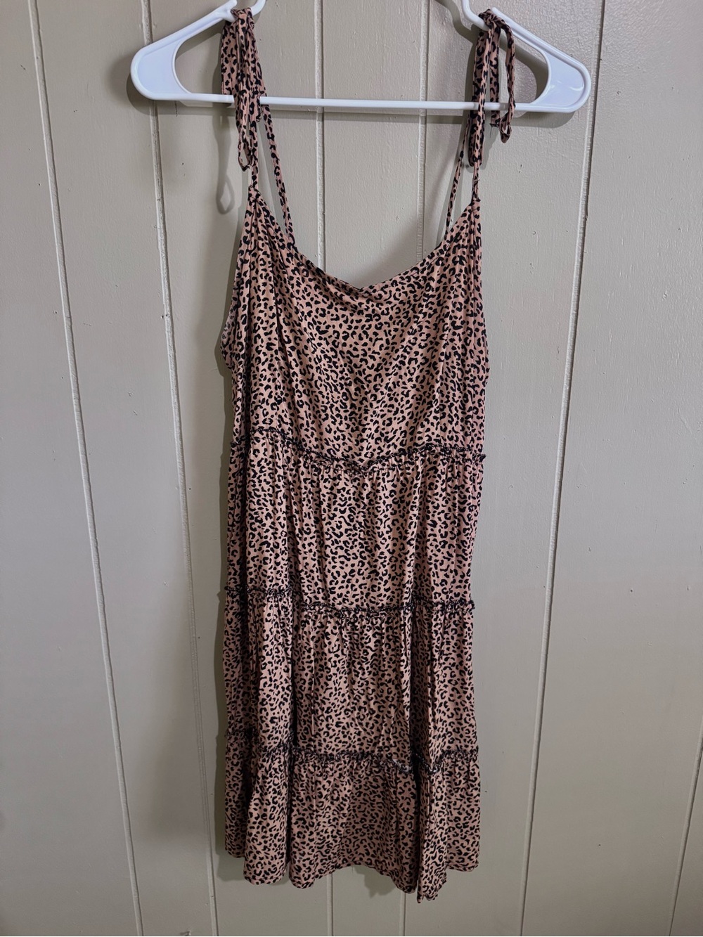 Flowy Leopard Print Dress